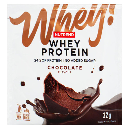 Протеїн шоколад whey protein Nutrend 32г slide 1