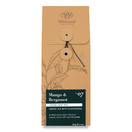 Чай зелений Whittard Mango&Bergamot Pouch slide 1