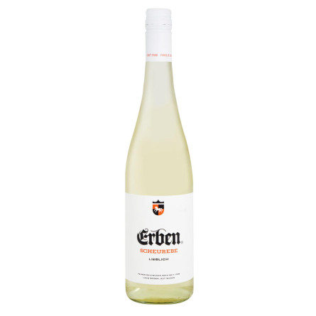 Вино Erben Scheurebe Rheinhessen біле напівсолодке 10,5% 0,75л