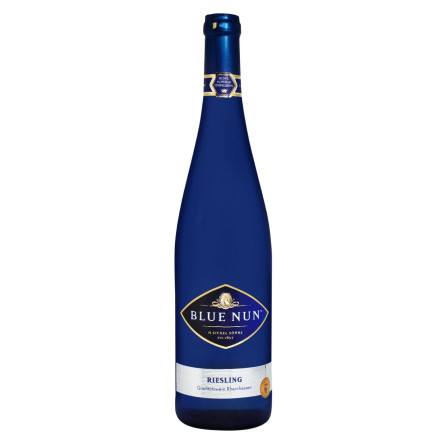Вино Blue Nun Riesling Rheinhessen біле напівсолодке 10,5% 0,75л