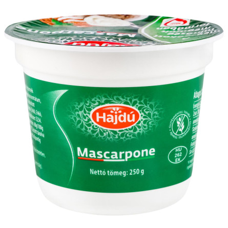 Крем-сир Hajdu Mascarpone 60% 250г