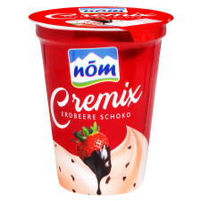 Йогурт Nom Cremix Шоколадно-полуничний 7% 180г mini slide 1
