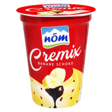 Йогурт Nom Cremix Шоколадно-банановий 7% 180г mini slide 1