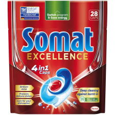 Таблетки для посудомоечных машин Somat Excellence 4в1 28шт mini slide 1