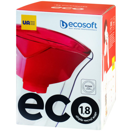 Фільтр-глечик Ecosoft фуксія 1,8л