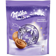 Шоколад молочний Milka Новорічна куля 90г mini slide 1