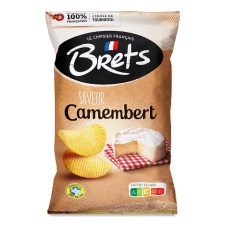 Чипси Bret's картопляні зі смаком сиру камамбер mini slide 1