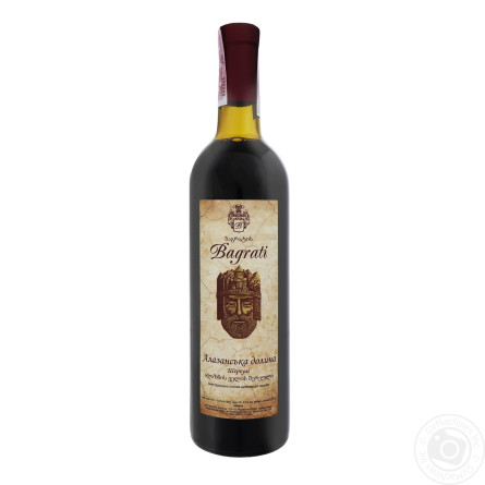 Вино Bagrati Алазанська долина червоне напівсолодке 9-13% 0.75л slide 1