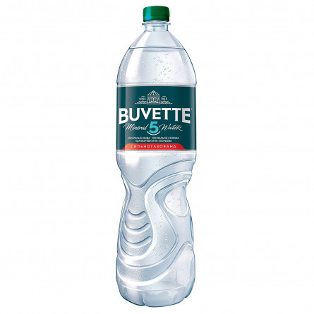 Вода мінеральна Buvette №5 сильногазована 1,5л slide 1