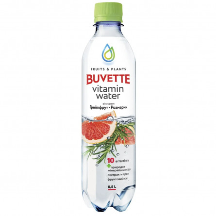 Напій Buvette соковмісний зі смаком грейпфрута та розмарину 0,5л