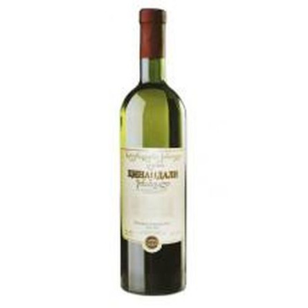Вино Заря Кахетии Цинандали белое сухое 11.5-12.5% 0,75л