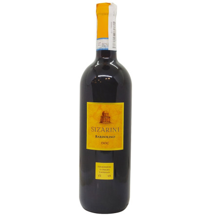 Вино Sizarini Bardolino DOC красное сухое 11,5% 0,75л slide 1