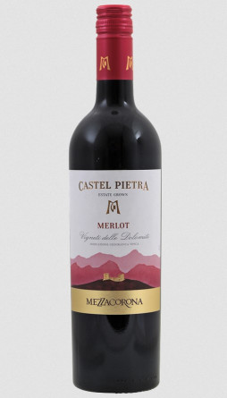 Вино Castel Pietra Merlot V. delle Dolomiti IGT червоне сухе 12,5% 0,75л