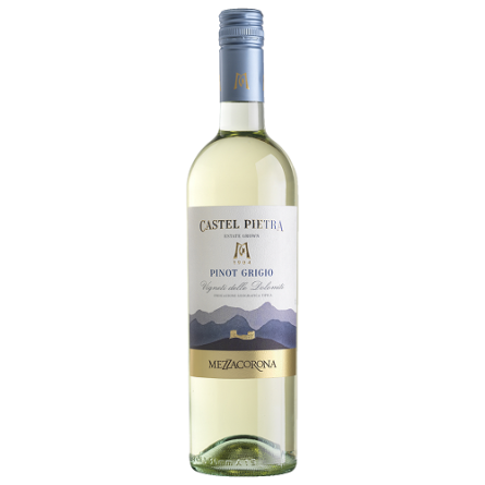 Вино Castel Pietra Pinot Grigio IGT белое сухое 12% 0,75л