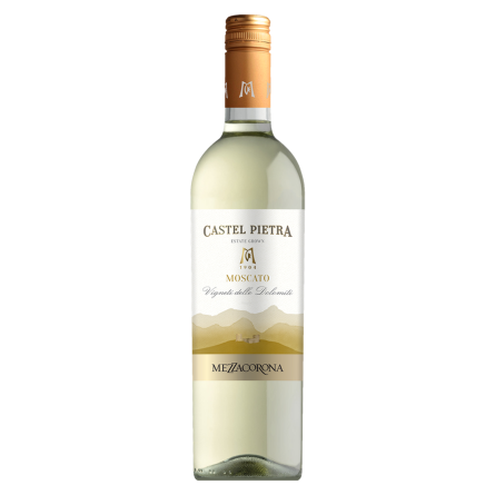 Вино Castel Pietra Moscato IGT белое сухое 12% 0,75л