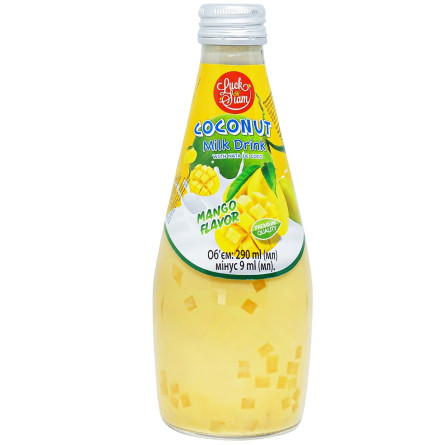 Напій Luck Siam Кокосове молоко зі смаком манго з Ната Де Коко 290мл