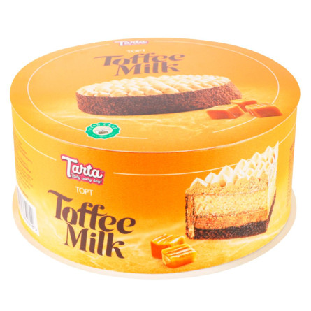 Торт Tarta Toffee Milk бисквитный 450г