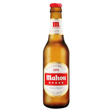 Пиво Mahou 5 Estrellas светлое 5,5% 0,33л mini slide 1