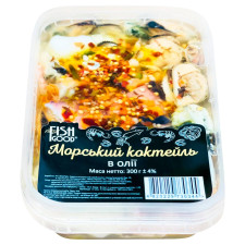 Морський коктейль Fish Food в олії 300г mini slide 1