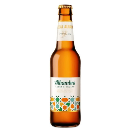 Пиво Alhambra Especial світле 5,4% 0,33л