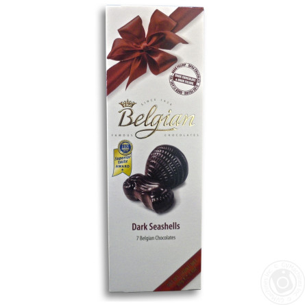 Цукерки шоколадні Belgian Мушлі 60г slide 1