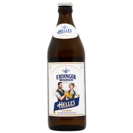 Пиво світле Erdinger Helles 5,1% 0,5л с/пл