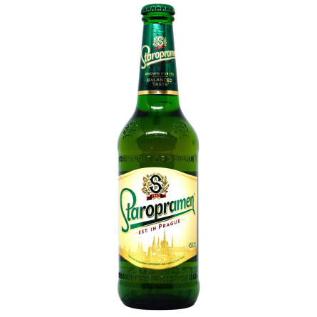 Пиво Staropramen светлое 4,2% 0,45л