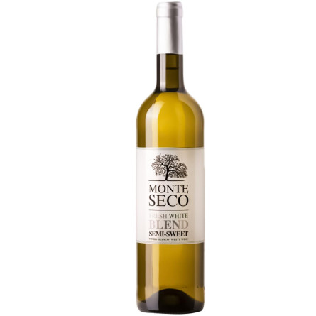 Вино Monte Seco Branco Medium Sweet біле напівсолодке 12% 0.75л