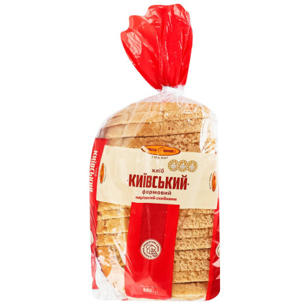 Хліб Київхліб Київський формовий нарізний 600г slide 1