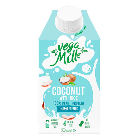 Напій кокосовий Vega Milk з рисом 500г