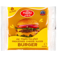 Слайсы сырные Hajdu Burger 37% 100г mini slide 1