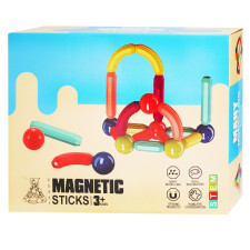 Конструктор магнітний Maya Toys 50 елементів mini slide 1