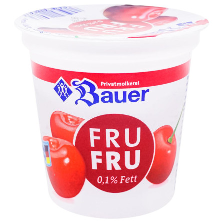 Йогурт Bauer Fru Fru Вишня 0,1% 150г