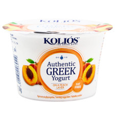 Йогурт Kolios Грецький артизанський з персиком 0% 150г mini slide 1