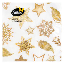 Серветки Silken Прикраси 33х33см 18шт mini slide 1