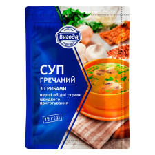Суп гречаний Вигода з грибами 15г mini slide 1