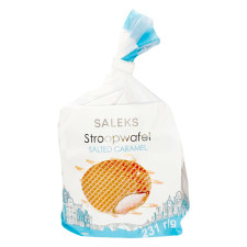 Вафлі Saleks Stroopwafel з начинкою із солоною карамеллю 231г mini slide 1