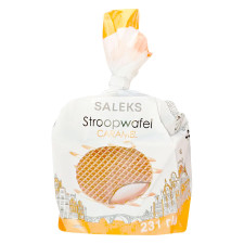 Вафлі Saleks Stroopwafel з карамельною начинкою 231г mini slide 1