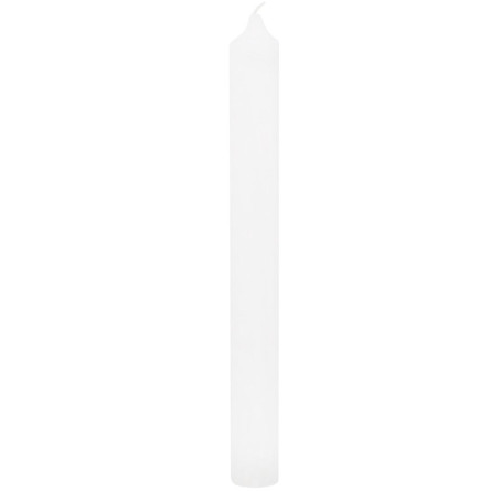 Свічка Ашан парафінова біла 18см slide 1