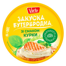 Закуска бутербродна Varto зі смаком курки 100г mini slide 1