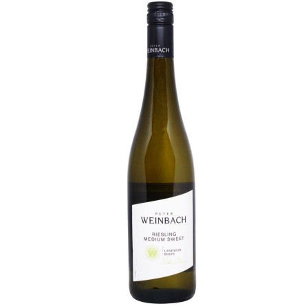 Вино Peter Weinbach Riesling біле напівсолодке 8,5% 0,75л