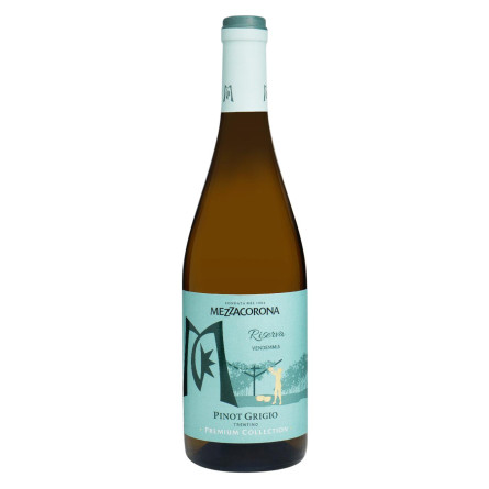 Вино Mezzacorona Pinot Grigio DOC біле сухе 13% 0,75л slide 1