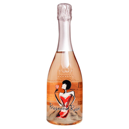 Вино ігристе Le Contesse Prosecco Millesimato рожеве брют 11% 0,75л slide 1