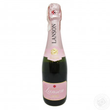 Шампанське Lanson Rose Label рожеве брют 12,5% 0,375л mini slide 1