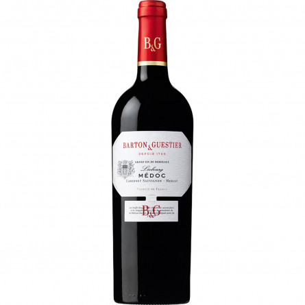 Вино Barton&Guestier Medoc Cabernet Sauvignon-Merlot красное сухое 12,5% 0,75л slide 1