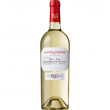 Вино Barton &amp; Guestier Бордо Блан біле сухе 11,5% 0,75л