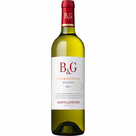 Вино Barton Guestier Шардоне Резерв белое сухое 13% 0,75л slide 1