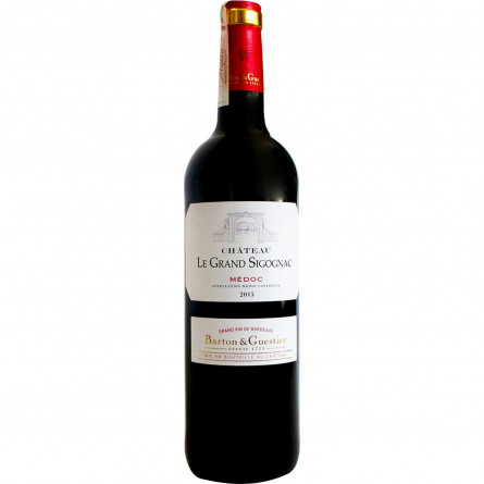 Вино Barton & Guestier Chteau Le Grand Sigognac червоне сухе 12,5% 0,75л