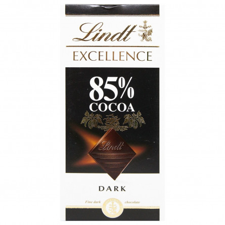 Шоколад чорний Lindt Excellence гіркий 85% 100г