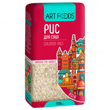 Рис Art Foods круглий для суші 1кг slide 1